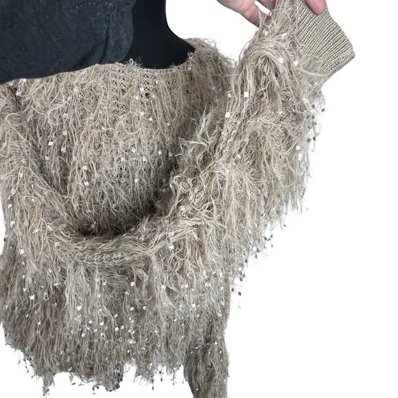 DAVI & DANI Tan Textured Sweater - Picture 9 of 11